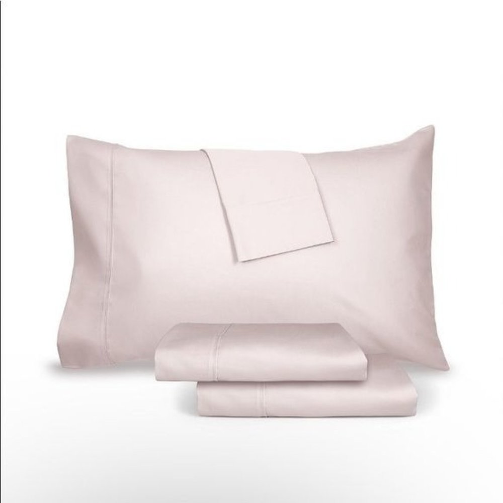 Burlington 1800 Thread Count 4 Pc. Sheet Set, Queen. Color: Blush